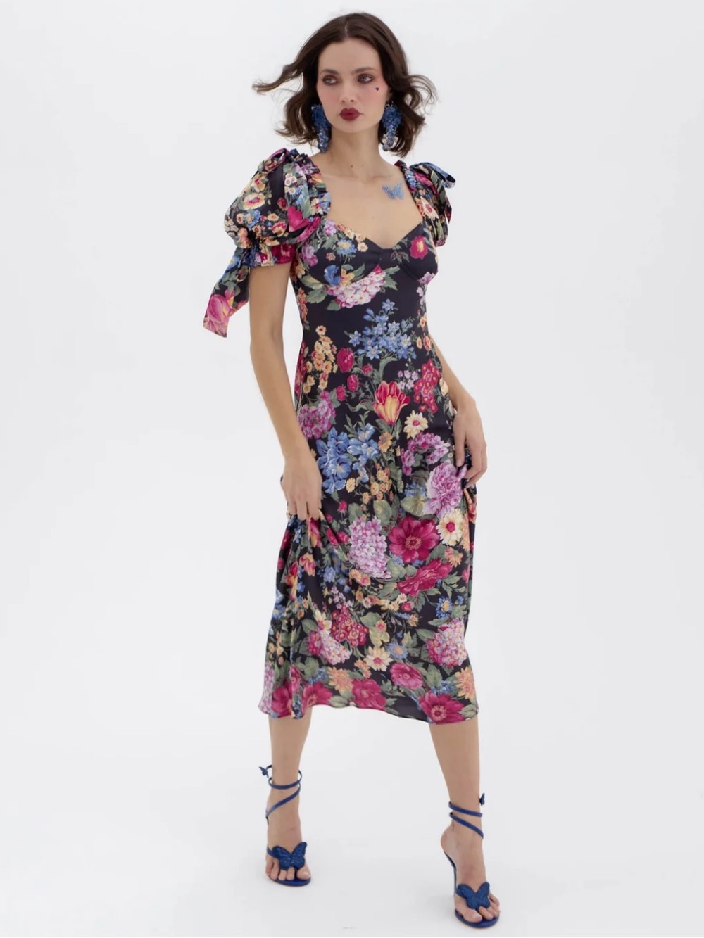 Selkie Puck Poet Slip Dress S - Picture 8 of 17